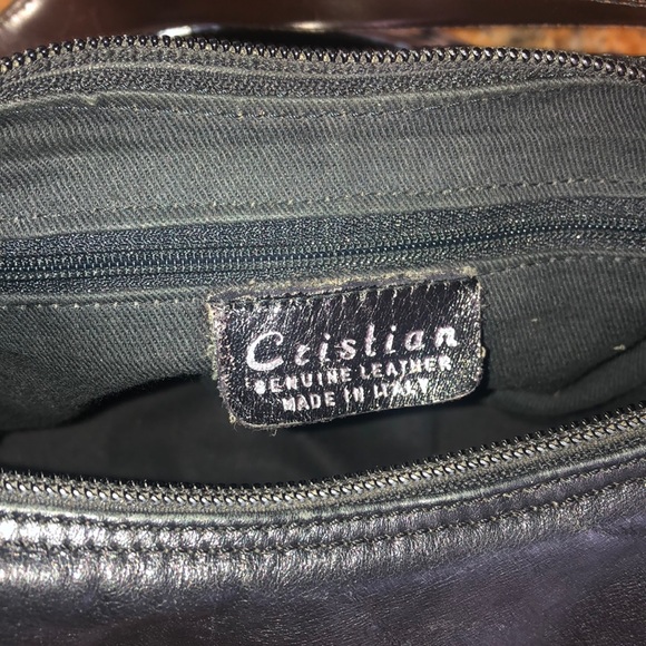 Cristian Black and Brown Leather Bag - Picture 4 of 5